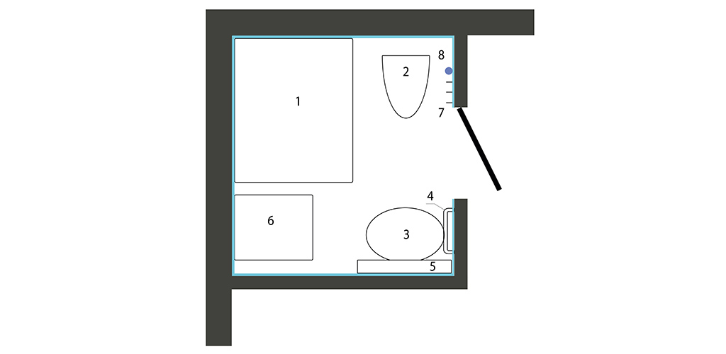 Schemat №2: łazienka_3_14 m2